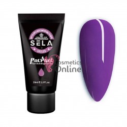 PolyGel UV LED pentru unghii false SELA Profesional de 30ml Cod 044 Violet